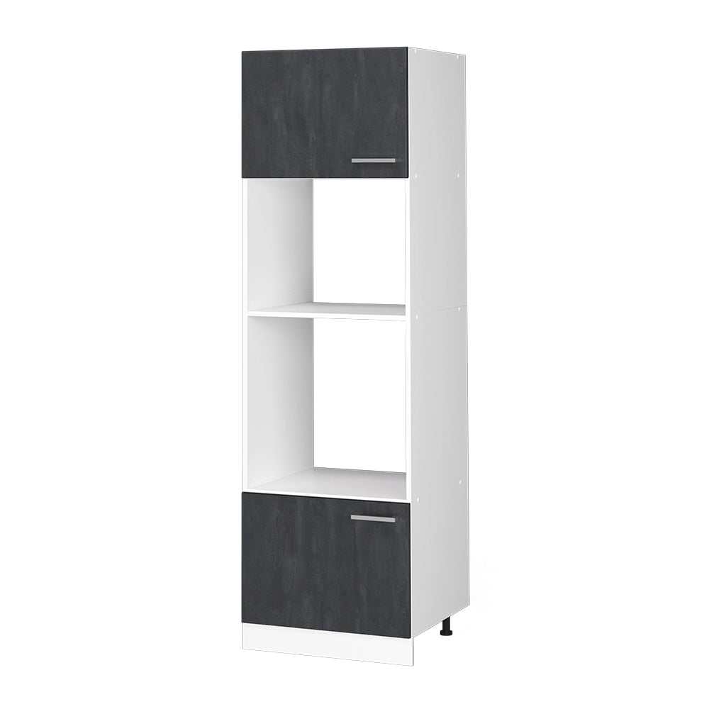 Vicco Frontale cucina Calcestruzzo nero 59.6 x 76.6 cm frontale del mobile per mobile da incasso microonde