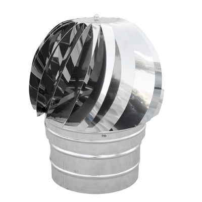 TIRAFUMI BASE TONDA ACCIAIO INOX- Diam. 200- DK- pezzi 1