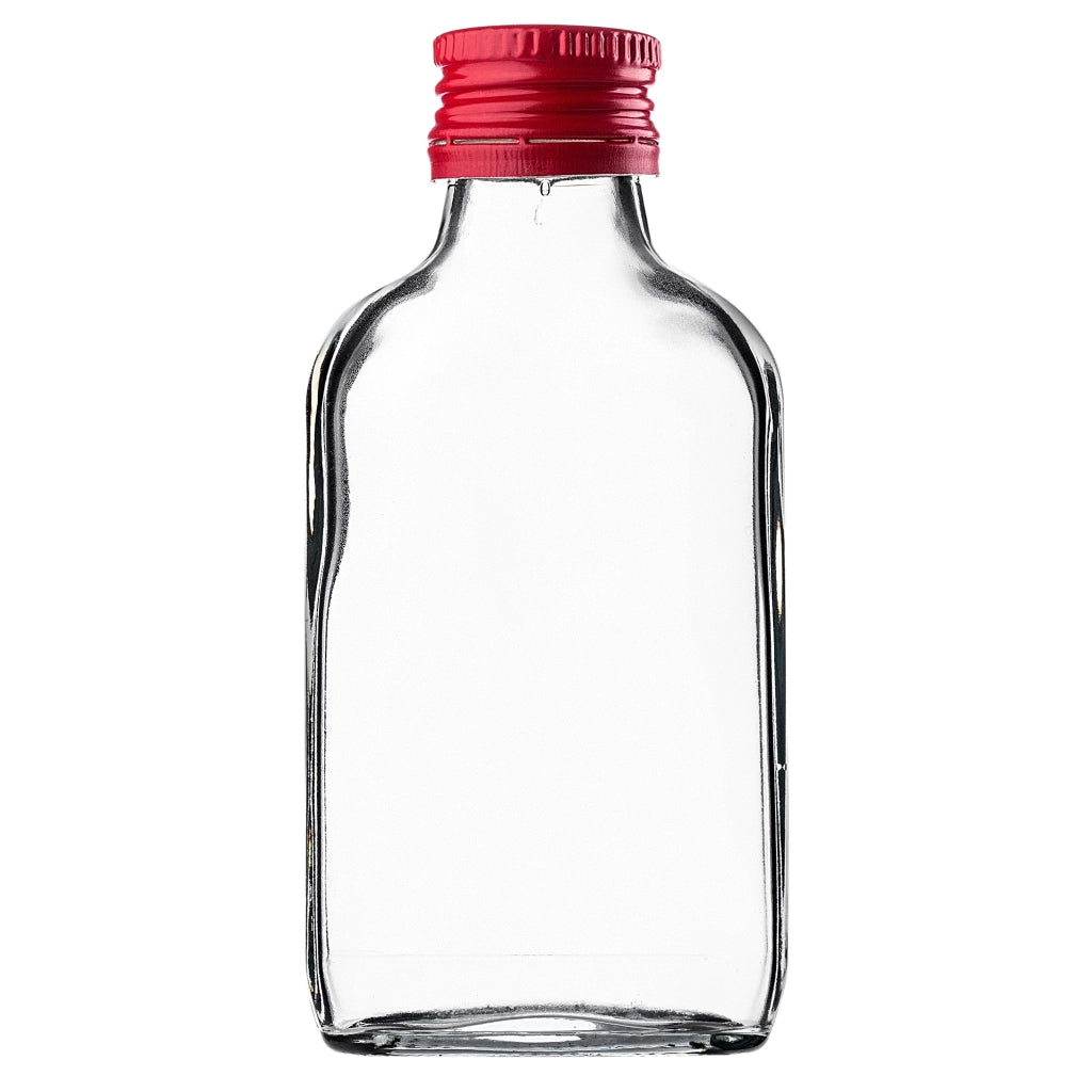 KADAX Flask Bottle 100ml Con Tappo Rosso 10pz.
