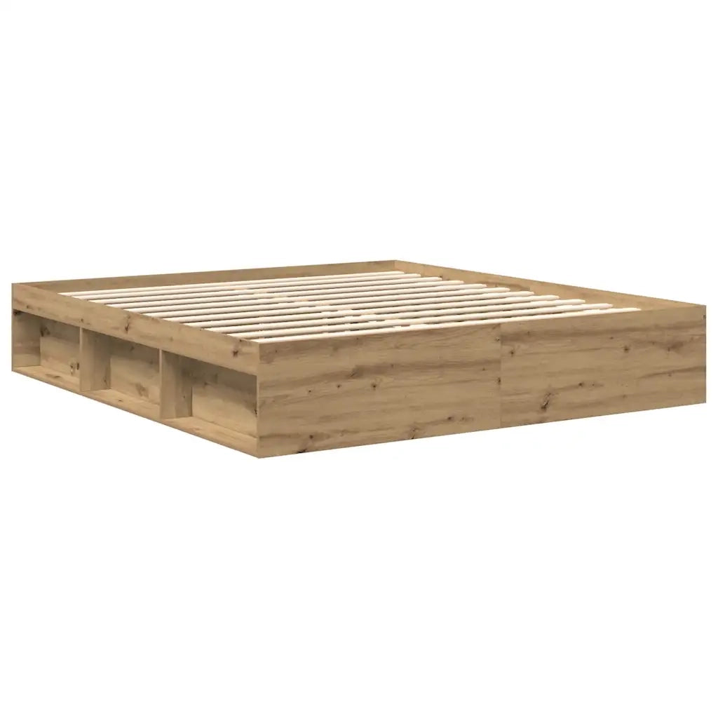 Giroletto senza Materasso Rovere Artigianale 180x200 cm 3328862