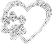Sticker auto con cristalli strass - Sticker para parabrezza e carrozzere con diamanti (cuori).