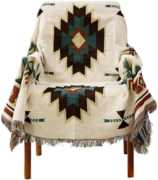 Deken a forma americana/geometrie jacquard deken/suiker deken con design a forma di stella