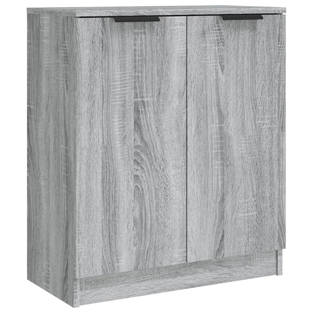 Credenze 2 pz | Madia | Buffet da pranzo | Armadio da pranzo Grigio Sonoma 60x30x70 cm in Legno Multistrato