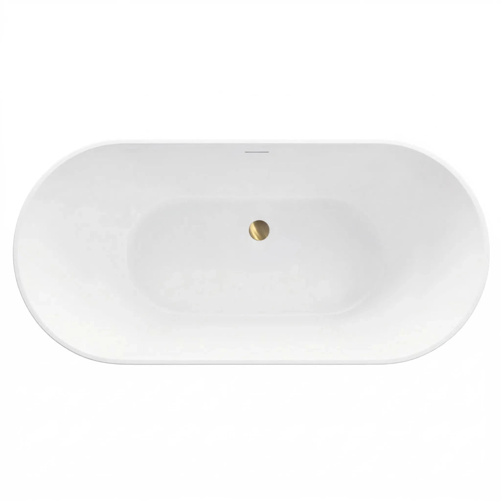 Vasca Bagno Da Terra Rea Ferrano 160 Copritappo nero