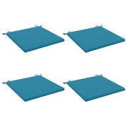 Cuscini per Sedia in 4 Pezzi SOEST 4 pz 100% Poliestere Azzurro 944802