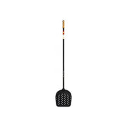 Lilly Codroipo 3646333 Italia 3D Pala Pizza Forata Alluminio Anodizzato 33 cm Manico 170 cm colore Nero