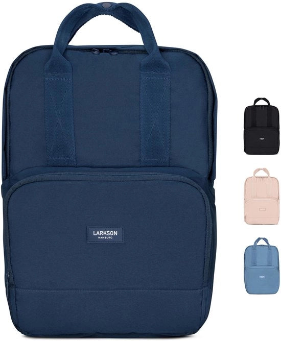 Zak da Uomo e Donna Blu - Nr. 6 - Borsa con Tasca per Laptop 16 pollici - Borse per Scuola e Ufficio - Borsa per Ragazze e Adolescenti - Impermeabile