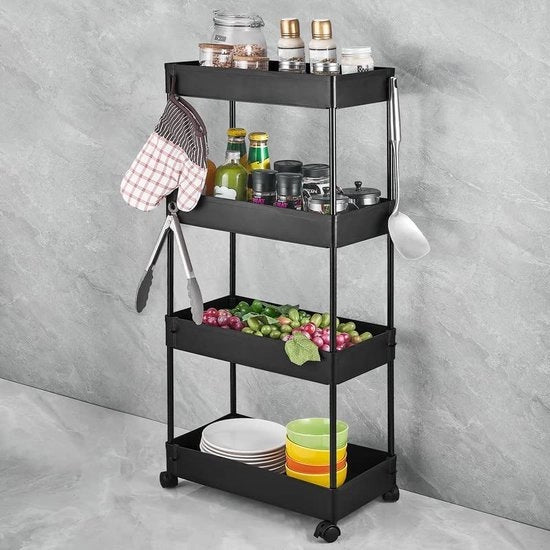 Carrello da cucina, carrello da servizio, mensola da cucina