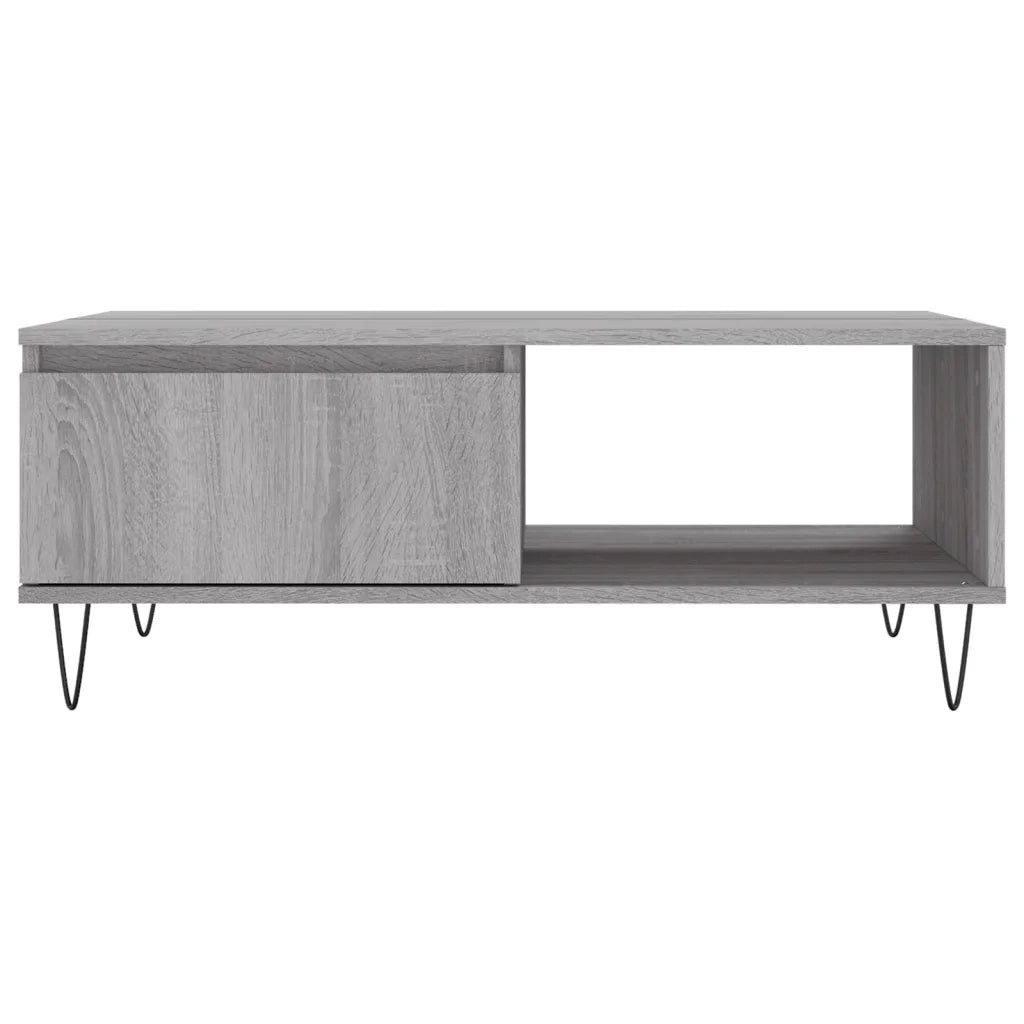 Tavolino da salotto | Tavolino da caff¨¨ | Tavolino da Soggiorno Grigio Sonoma 90x60x35 cm Legno Multistrato