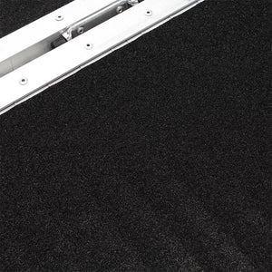 Rampa per sedie a rotelle, pieghevole e portatile, antiscivolo in alluminio 122cm 270kg