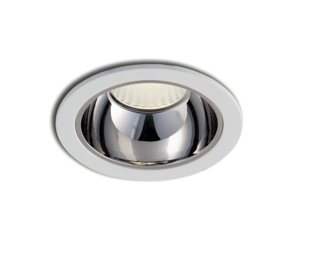 INCASSO LED LANDER BIANCO/CROMO 15W 1500LM UGR 3000K CRI90 8,7X11,2CM