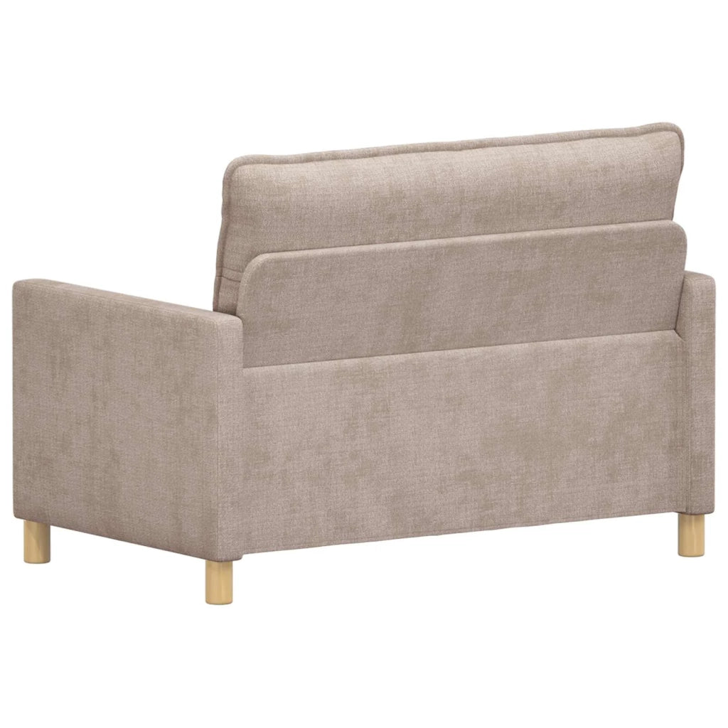 Divano Beige 126 x 81 x 87,5 cm Poliestere