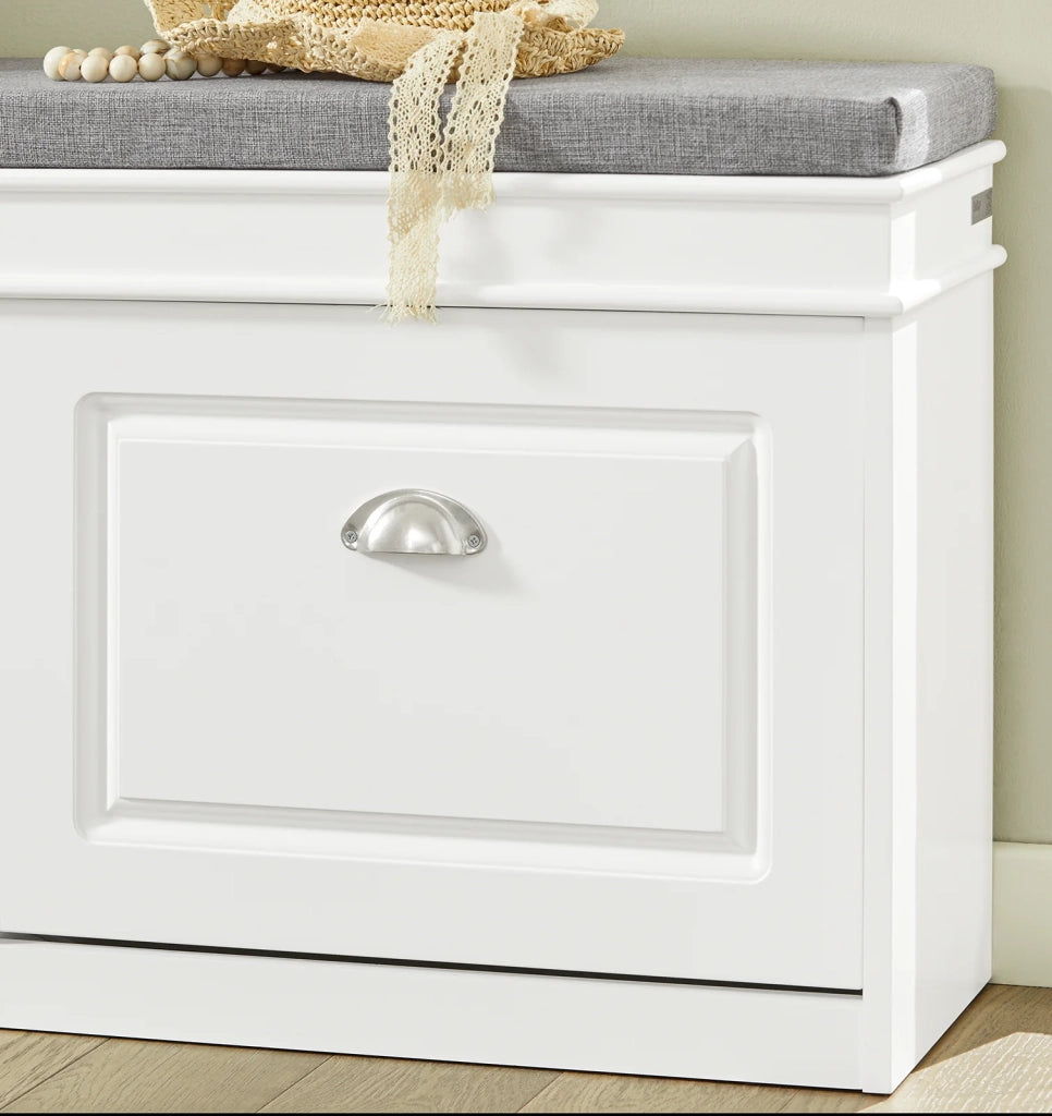 Scarpiera salvaspazio Slim Mobili per Scarpe Serie Scarpiere 104x24x52cm Bianco FSR64-W