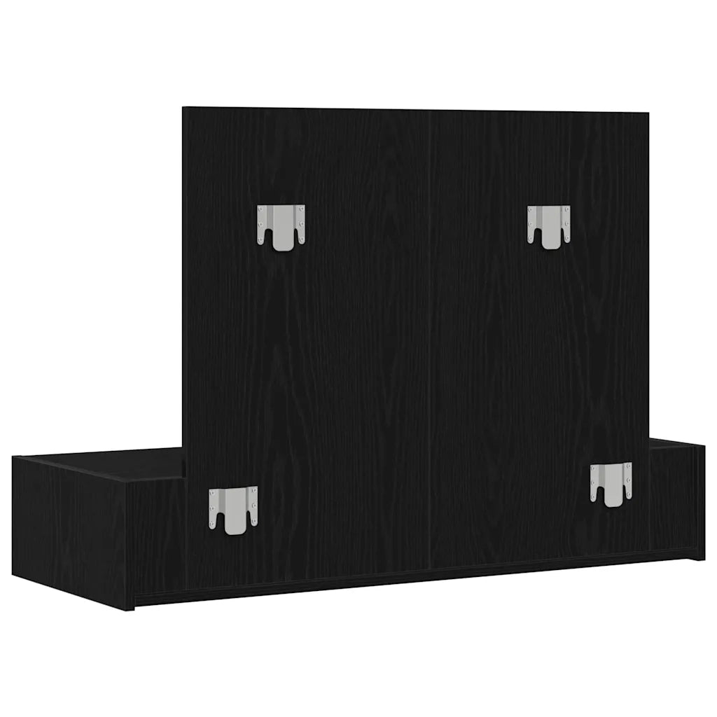 Toeletta | Tavolo da Trucco Nero 100 x 40 x 70 cm Legno multistrato