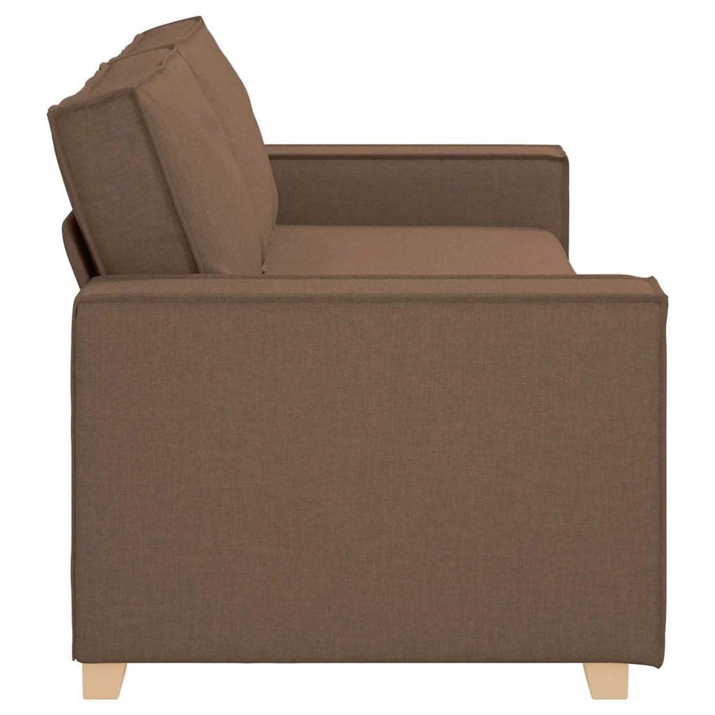 Divano a 3 posti Marrone 180 cm Tessuto 4104994