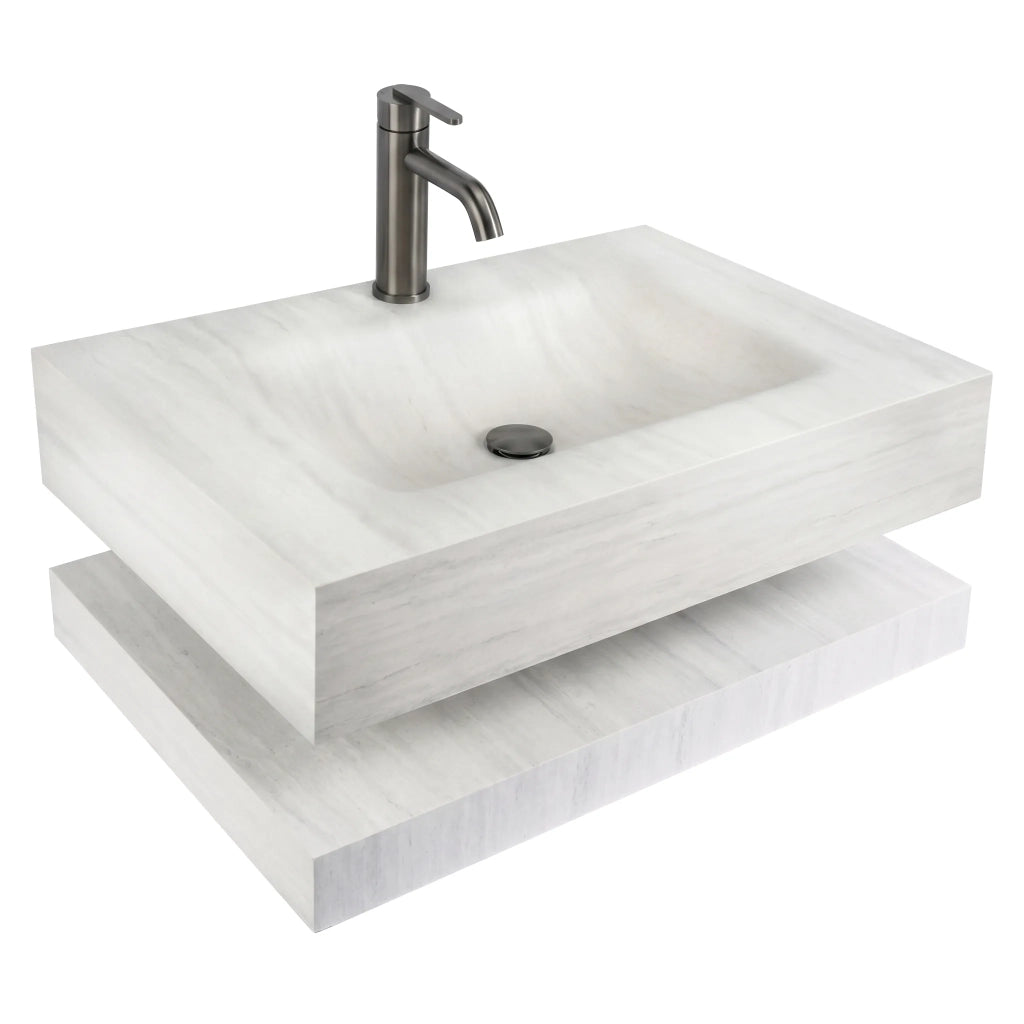 Lavabo Sospeso Con Mensola Rea Apollo Muralto Roma 80