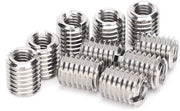 Adattatore Reducente 10 pezzi - Inserimento M6 x 1,0 a M10 x 1,5 - Acciaio Inossidabile - Componente di Montaggio - Lunghezza 12 mm - Materiale Resistente