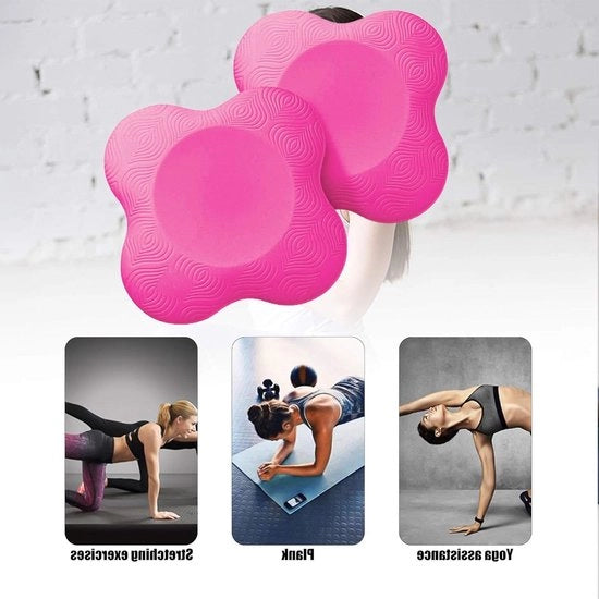 Supporti per ginocchia yoga antiscivolo - 2 pezzi resistente allo scivolamento - protegge ginocchia polsi e gomiti