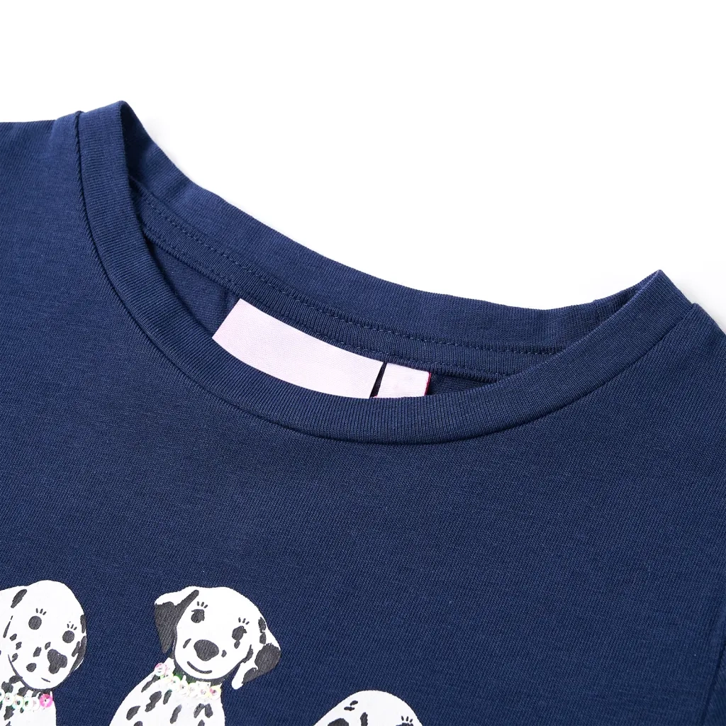 Maglietta da Bambina Blu Marino 140cod mxl 132706