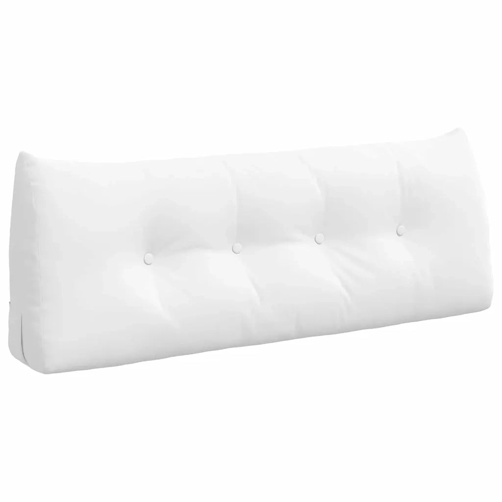 Cuscino per Schiena Bianco 120 x 24 x 50 cm Tessuto