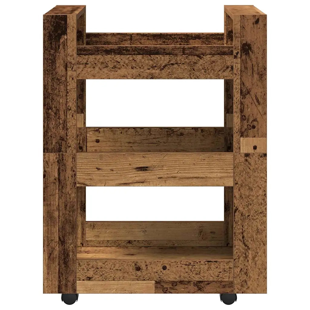 Carrello da Cucina Legno di quercia 60 x 45 x 80 cm 862117