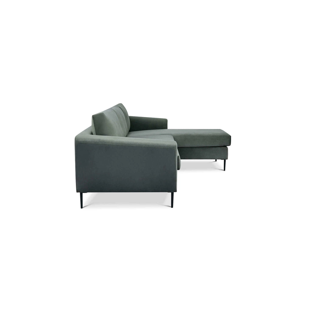 Divano moderno con chaise lounge in Tessuto cm 181x96x84 - RIKI