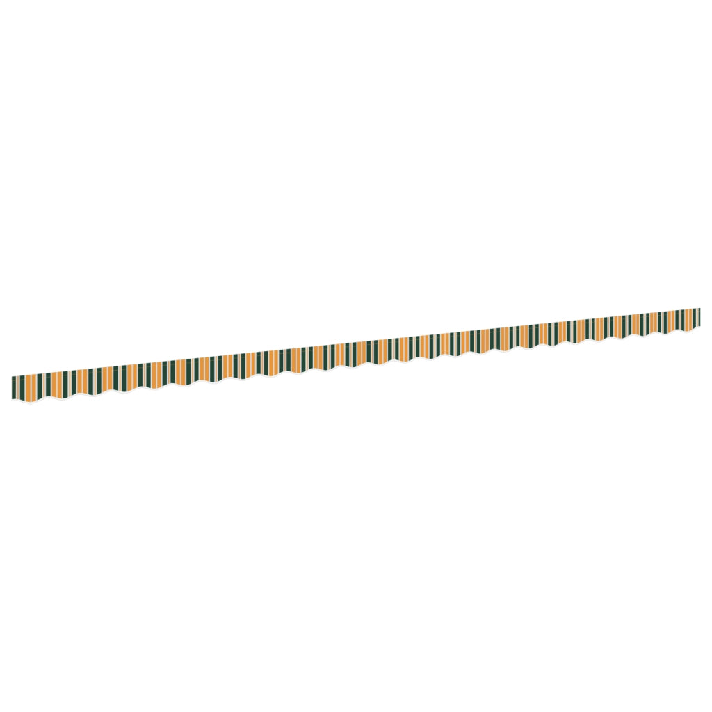 Tenda Valance per telaio da 6 m Verde e Gialla 5.8x0.2 m