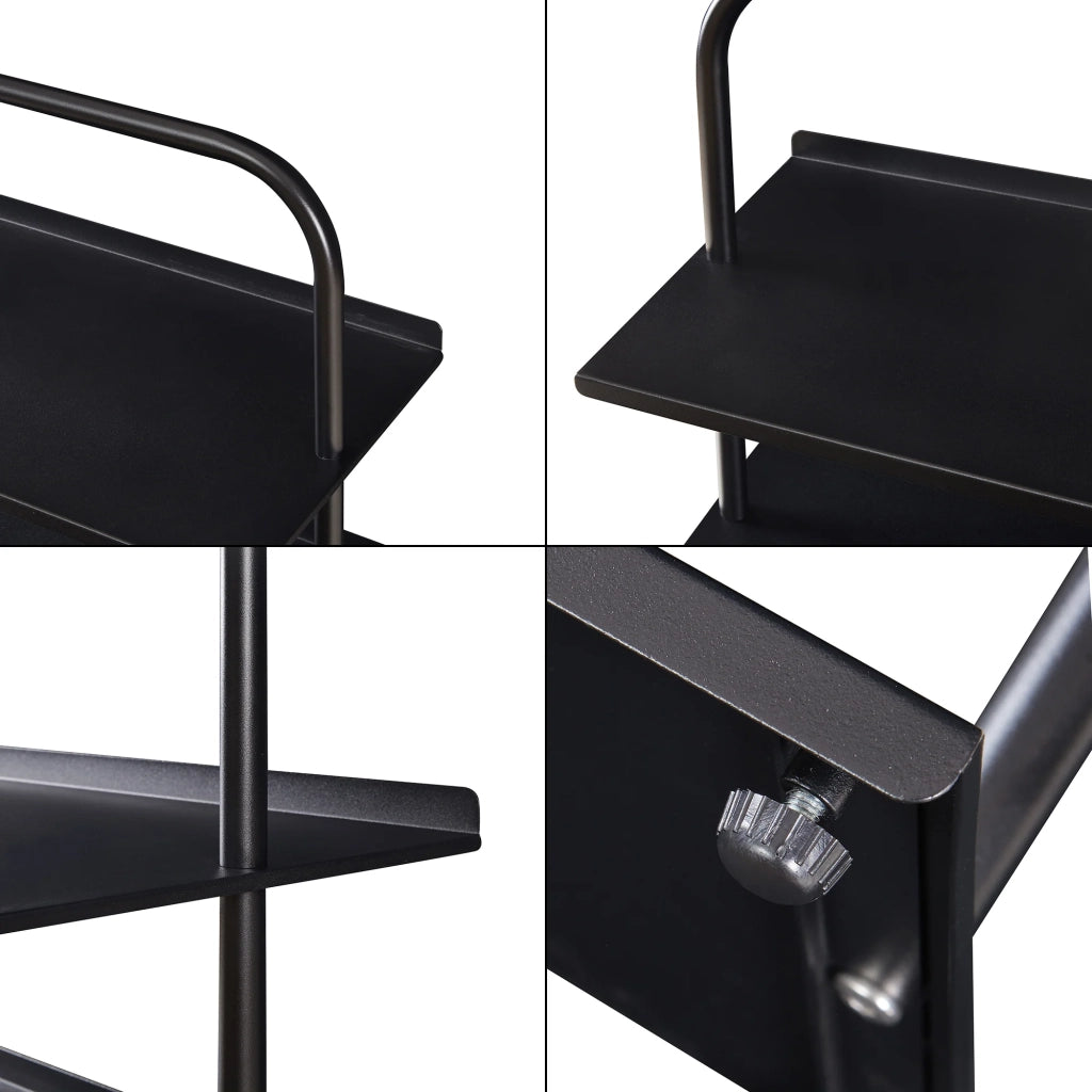 Scarpiera in acciaio laccato 119 x 60 x 32 cm nero 03_0010500