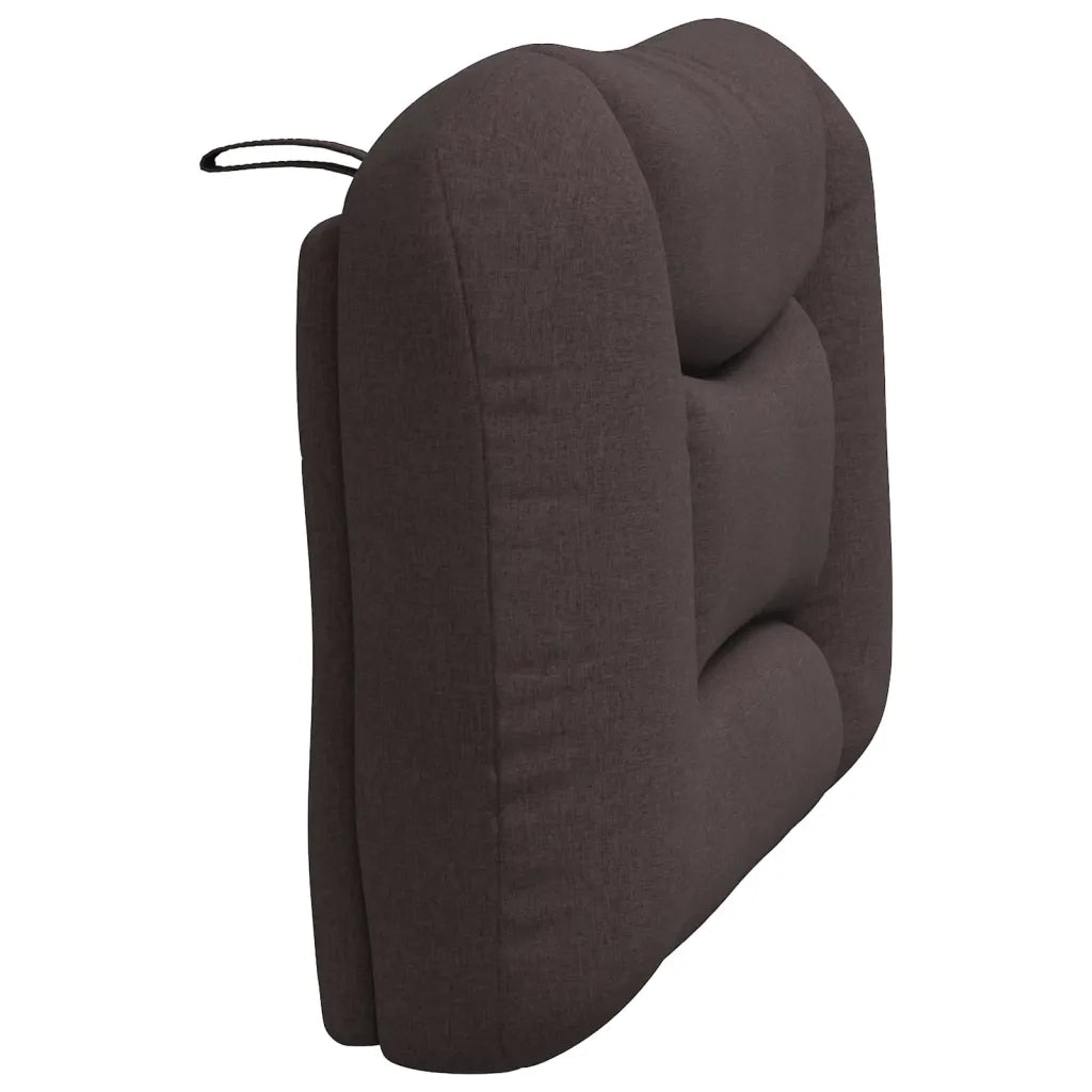 Cuscino Testiera Hvar Marrone Scuro 90 cm in Tessuto CFW4274512