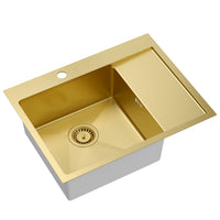 Lavello In Acciaio Russel 116 Gold