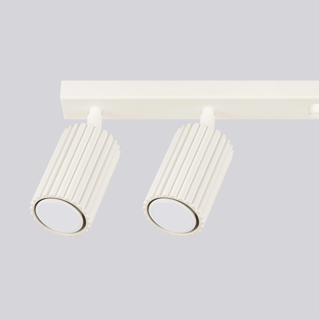Plafoniera moderna beige barra 117cm 6xGU10 Gravio
