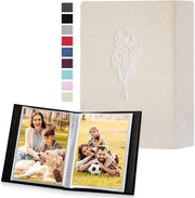 Albumetto composto per foto 10x15 cm - 2 pezzi - Beige - Copertina di lino