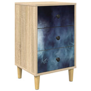 Armadio da Notte RAALTE Rovere Sonoma 36 x 33 x 60 cm 8007275