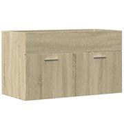Mobile Lavabo | Armadio Lavabo Bagno Rovere Sonoma 90x38,5x46 cm Multistrato