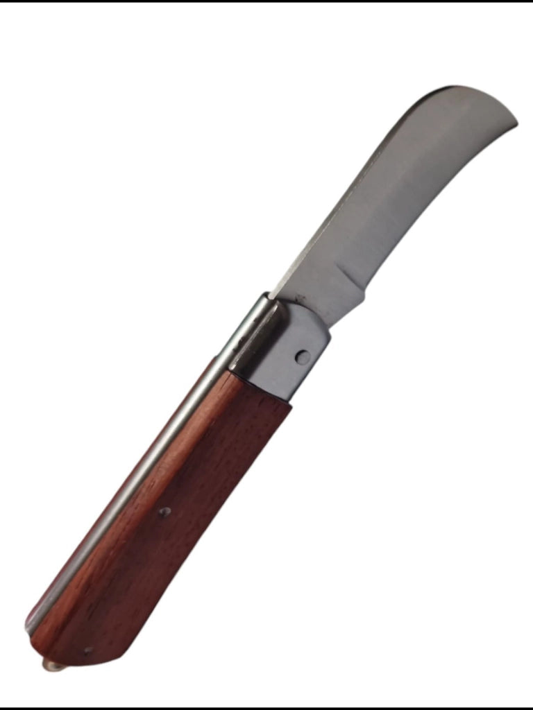 Coltello da Innesto Pieghevole da Giardino Coltello Da Potatura Lama In Acciaio