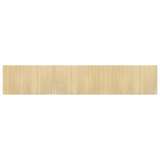 Tappeto del soggiorno | Tappeto Rettangolare Natura Chiaro 60x300 cm in Bamb¨´