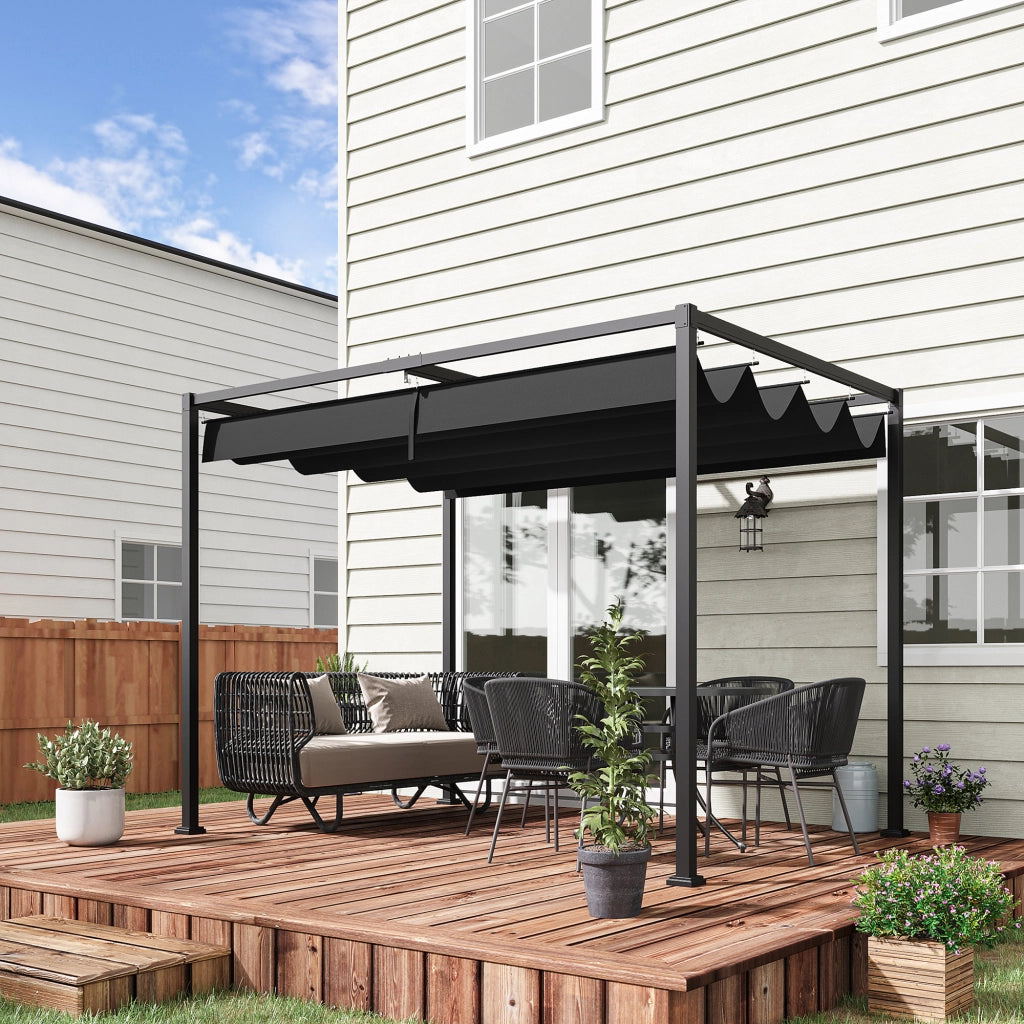 Pergola 3x2m ¨C zephmum ¨C Nero Grigio