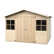Val ridanna - casetta da giardino in legno di abete bianco da 272x182 cm