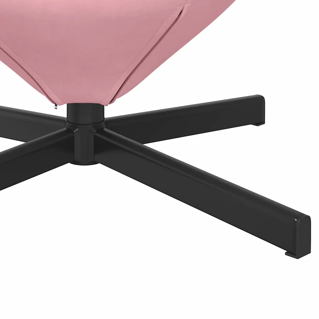Poltrona uovo Rosa 63 x 73 x 90 cm Velluto 42002760