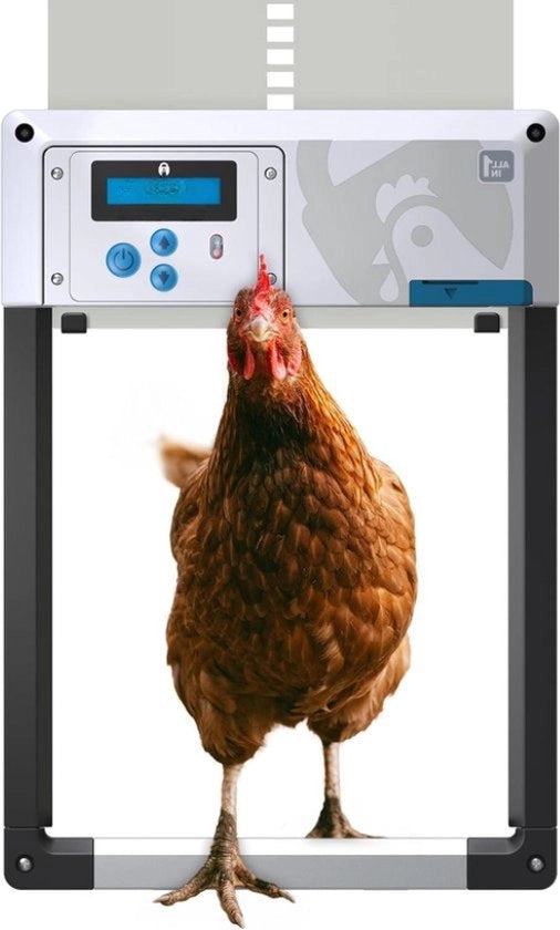 2023 Opificio automatico per recinti per polli - pannello di controllo rimovibile - alimentazione a batterie o elettrica Recinti per polli