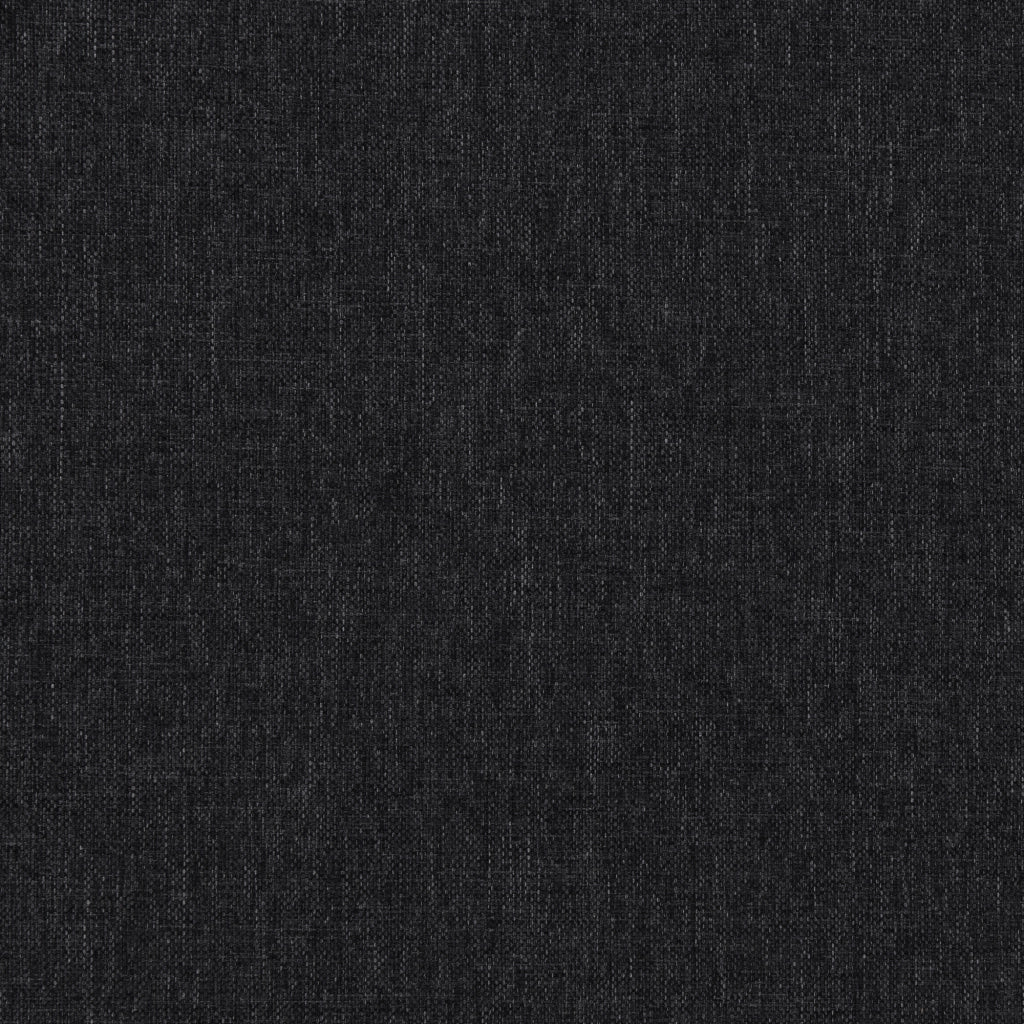 DESMIU Letto singolo 90 × 200 cm con LED, 2 cassetti e materasso incluso, in lino, nero