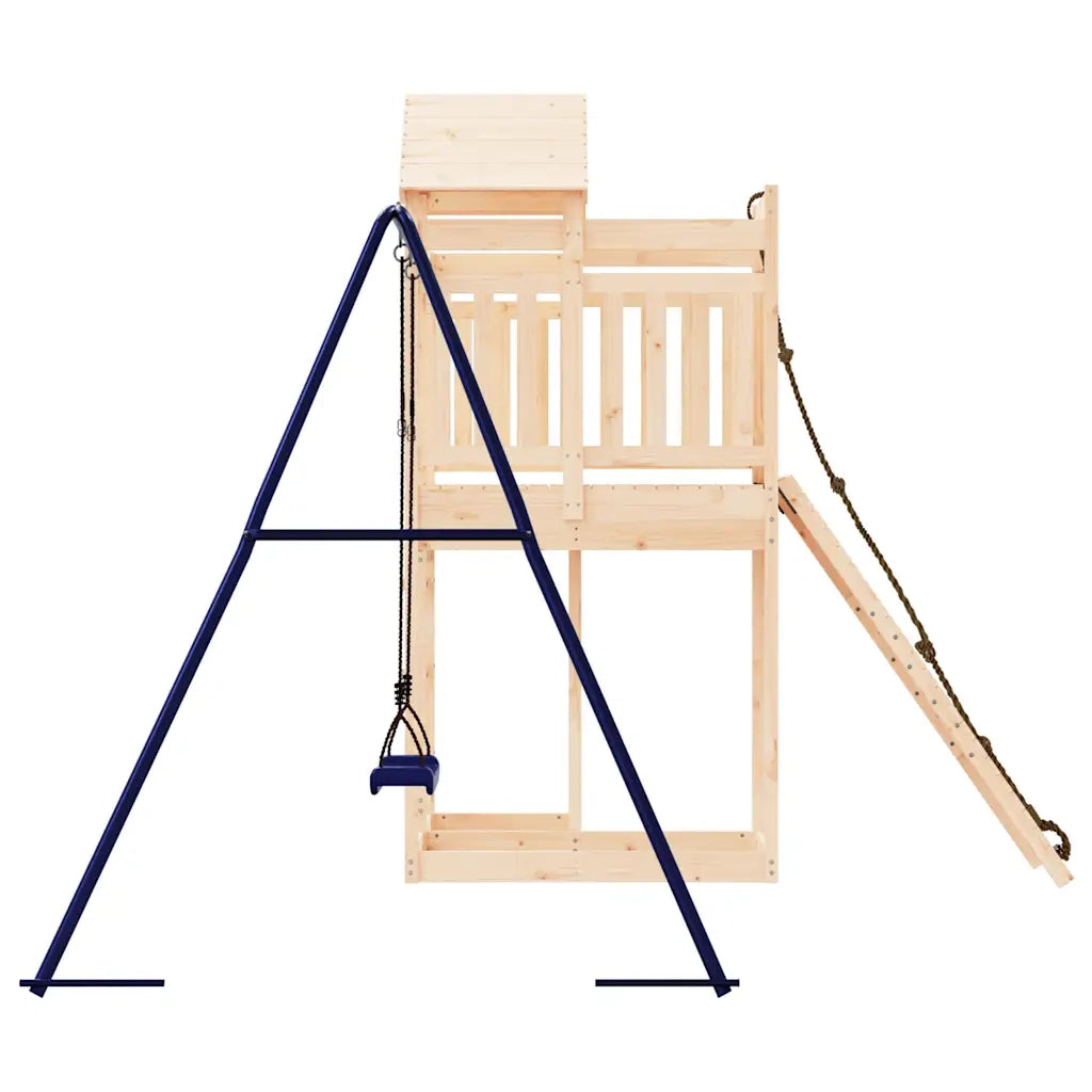 Set da Gioco da Esterno in Legno Massello di Pino 3156877