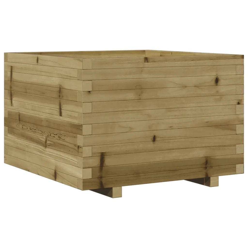 Fioriera da Giardino-Vaso da Esterno 70x70x49,5 cm in Legno di Pino Impregnato