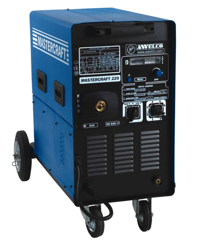 Saldatrice a MIG MAG MOG Semi-Professionale 1Ph Awelco Mastercraft 220