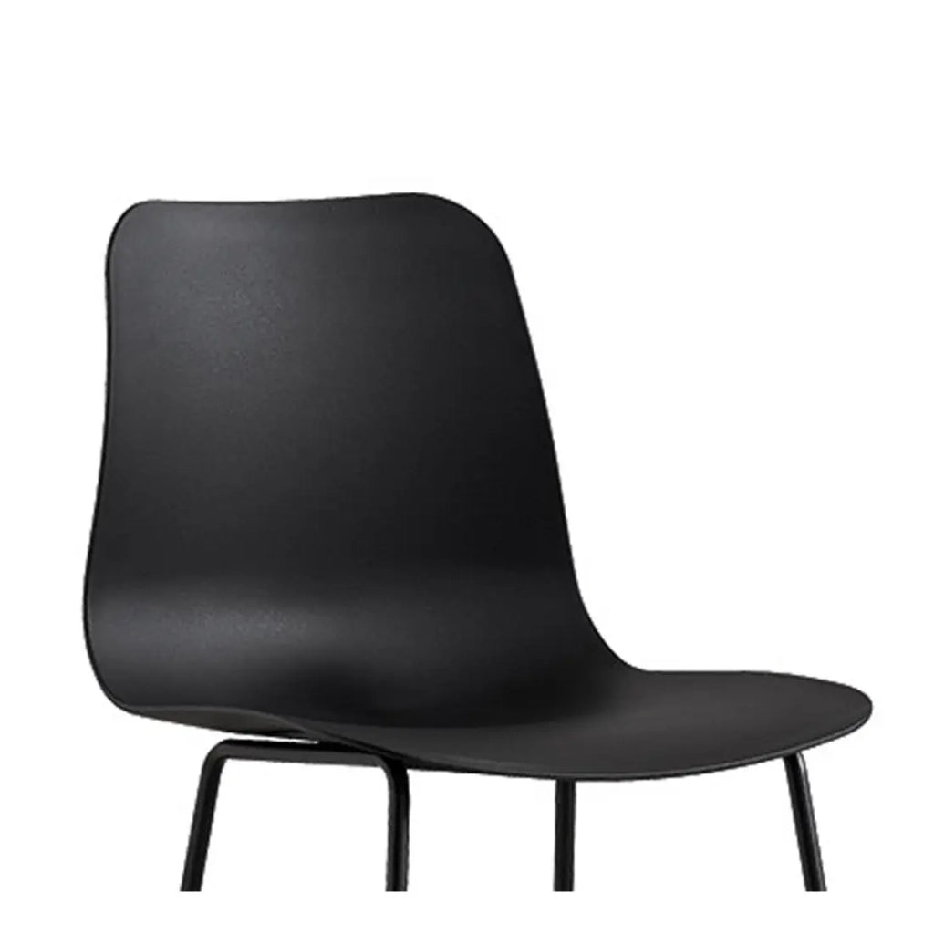 Sedia da bancone ''Mario'' PP Nero, dimensioni: H100,5 x L51 x P44cm