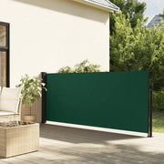 Tenda da Sole Laterale Retrattile Verde Scuro 100x500 cm 4004395