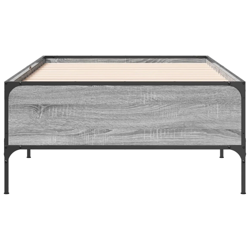 Struttura del letto Sonoma grigio 80 x 200 cm 8009122