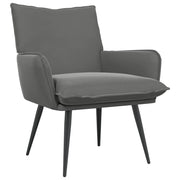 Poltrona Grigio Scuro Velluto 42047724