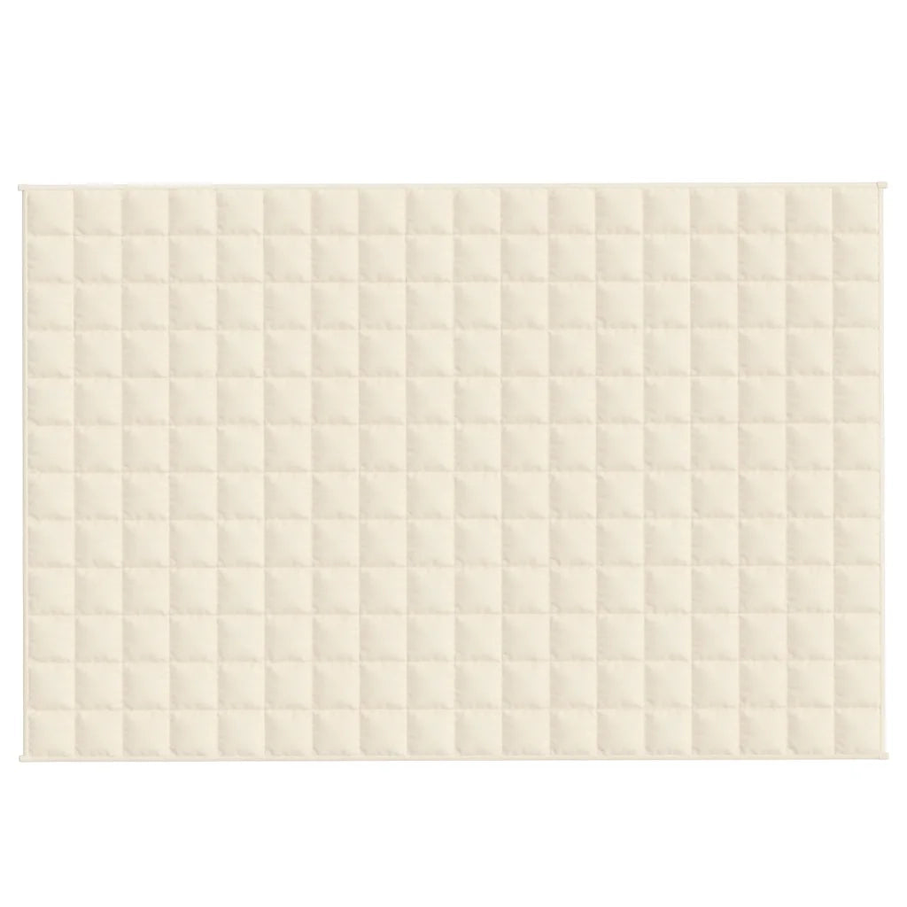 Coperta Ponderata Crema Chiaro 120x180 cm 9 kg Tessuto 350807