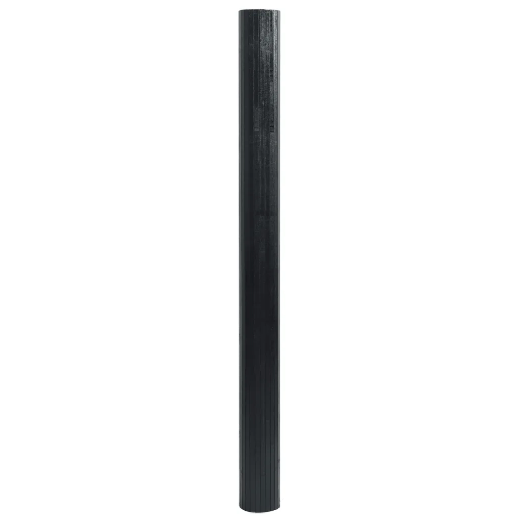 Tappeto Rettangolare Nero 60x500 cm in BambÃ¹